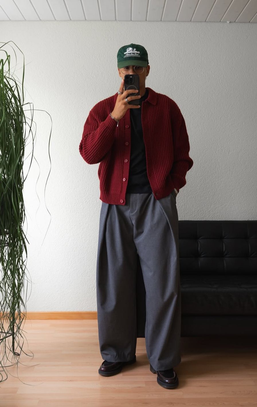 Wide-leg Suit Pants Men's Mopping Casual Pants