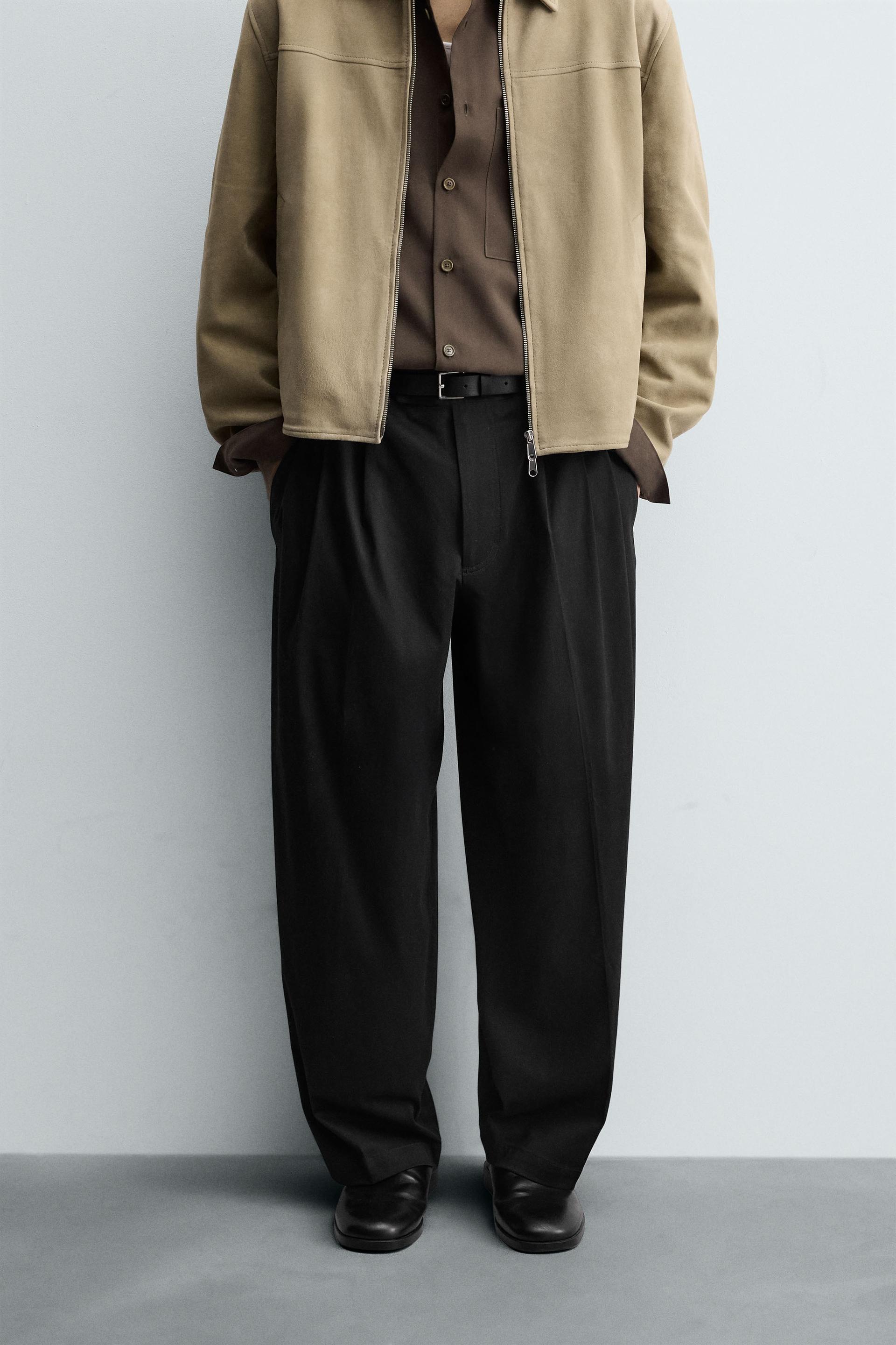 Wide-leg Suit Pants Men's Mopping Casual Pants