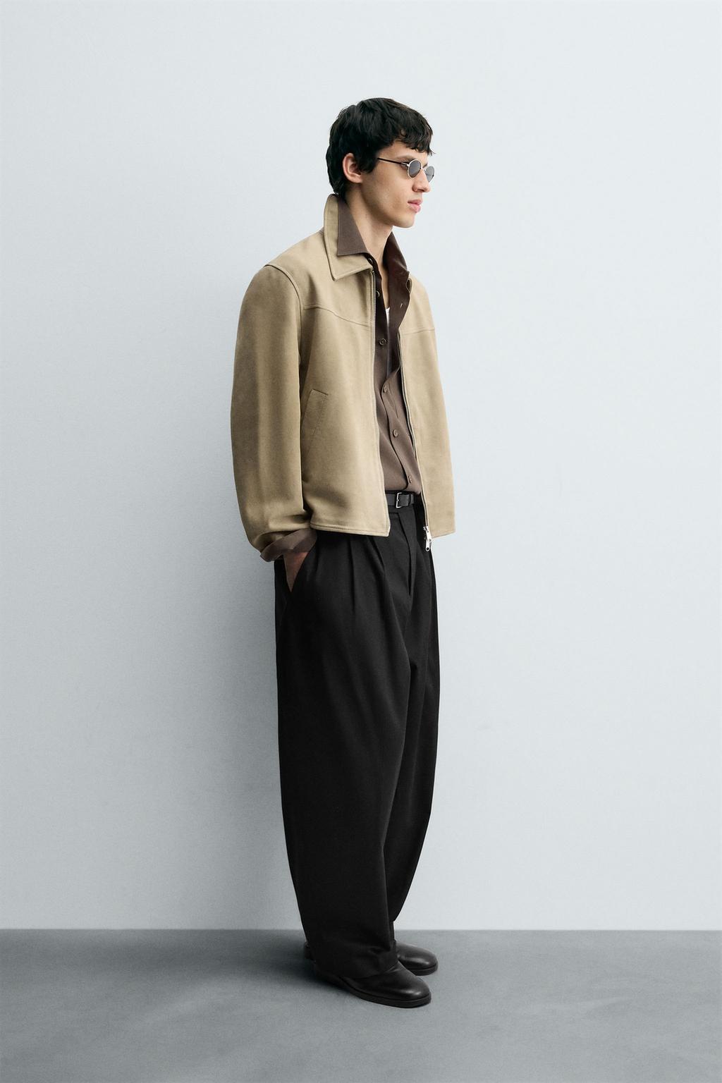 Wide-leg Suit Pants Men's Mopping Casual Pants