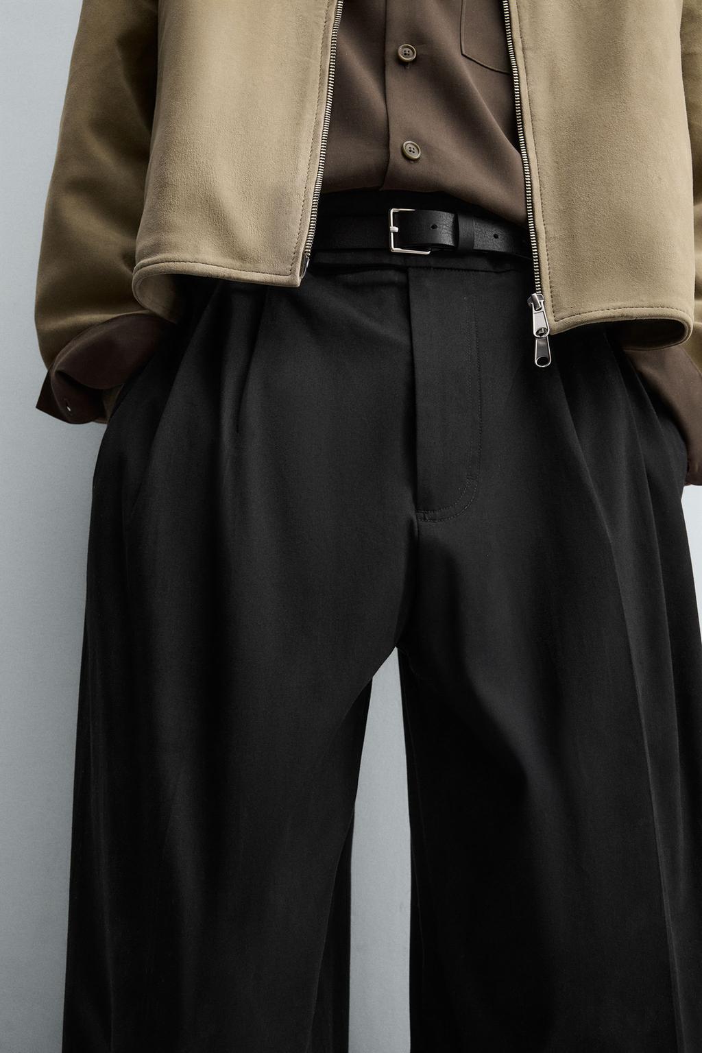 Wide-leg Suit Pants Men's Mopping Casual Pants