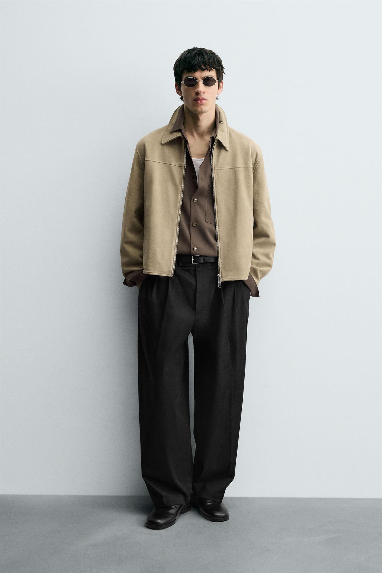 Wide-leg Suit Pants Men's Mopping Casual Pants