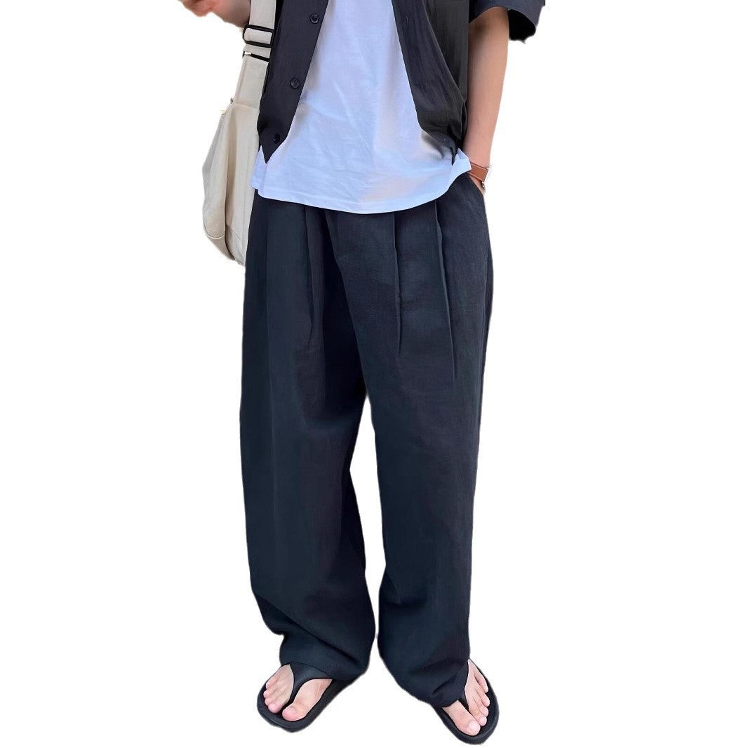 Wide-leg Suit Pants Men's Mopping Casual Pants