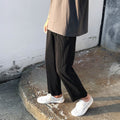 Mens Loose Pleated Fashion Comfort Pants